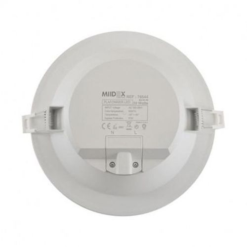 Downlight LED SIRIUS basse luminance blanc / argenté rond D 190 mm 20 W 6000 K MIIDEX LIGHTING 76546 photo du produit Secondaire 2 L