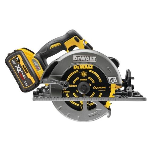 Scie circulaire 54 V XR FLEXVOLT + 2 batteries 9 Ah + chargeur + coffret TSTAK DEWALT DCS579X2-QW photo du produit Secondaire 2 L