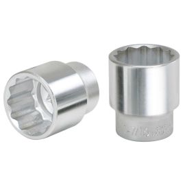 Douille KS Tools 12 pans 1'' courtes en chrome vanadium 2,3/4'' - 911.1098 photo du produit Principale M