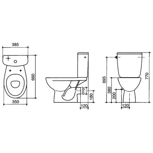 Pack WC sophia ROCA TNP0000300000001 photo du produit Secondaire 1 L