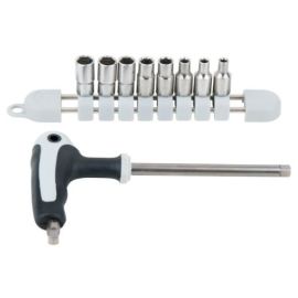 Jeu de douilles Ks Tools 1/4 '' en inox 9 pi&egrave;ces - 910.2450 photo du produit Principale M