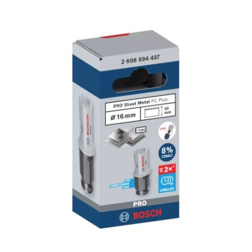 Scie trépan PRO BIM PC PLUS METAL pour perceuse et visseuse rotative et à percussion 20 x 16 mm BOSCH 2608594437 photo du produit Secondaire 7 L