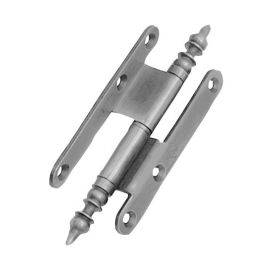 Paumelle numéro 2 CC 140x60x70mm droite finition acier poli - BROS - 23ARD14601 pas cher Principale M