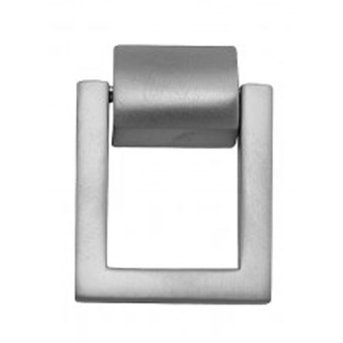 Anneau tombant carr&eacute; finition nickel&eacute; mat - CADAP - A0044/19S pas cher
