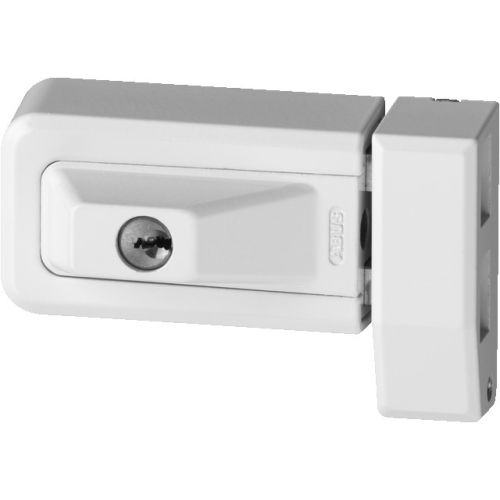 Verrou à clé en blanc - ABUS - 3030 W B/DFNLI pas cher