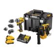 Pack 2 outils 12 V XR (DCD703 + DCH072) Brushless + 2 batteries 3 Ah + chargeur + coffret T-STAK DEWALT DCK2101L2T-QW photo du produit