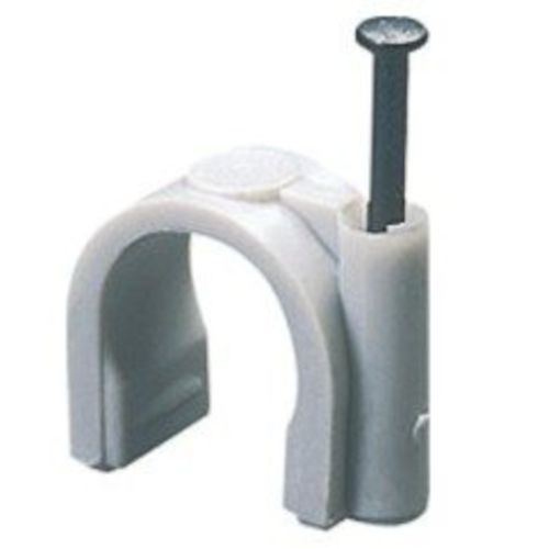 Boite de 100 attaches en polymère antichoc avec clou en acier tempré GEWISS GW50615 photo du produit Principale L