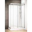 Cabine de douche rectangulaire SILVER INTEGRAL 140x90 DROITE BLANC - THALASSOR - SRIB1490D pas cher