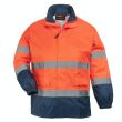 Ensemble de pluie haute visibilité HI-WAY orange fluo/marine TL COVERGUARD 7HWROM photo du produit Secondaire 1 S