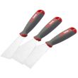 Jeu de trois spatules de peintre Sam outillage 30 mm - 50 mm - 70 mm - SP-J3 photo du produit