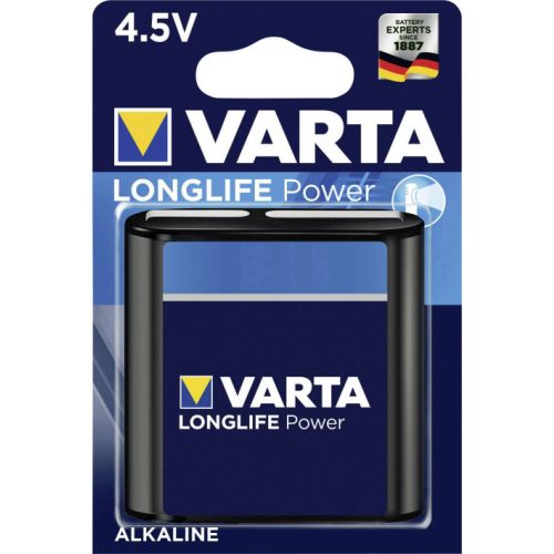 Pile LONGLIFE Power 4,5 V 3LR12 VARTA 4912121411 photo du produit Principale L