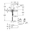Mitigeur de lavabo EUROSMART COSMOPOLITAN E infrarouge avec limiteur de température GROHE 36327002 photo du produit Secondaire 4 S