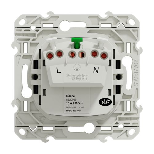 Prises de courant ODACE à vis 16A connexion rapide 2P+T anthracite - SCHNEIDER ELECTRIC - S540059 pas cher Secondaire 3 L