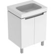 Ensemble meuble salle de bain avec vasque céramique 60cm - GEBERIT - 099437 AB LB4 pas cher