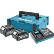 Pack énergie 40 V max XGT Lithium-Ion 2 batteries 2,5 Ah + chargeur + coffret MAKPAC MAKITA 191J81-6 photo du produit