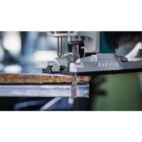 Lot de 5 lames de scie sauteuse PRO BIM Speed m&eacute;tal 92 mm pas 0,8 mm BOSCH 2608655104 photo du produit Secondaire 2 L