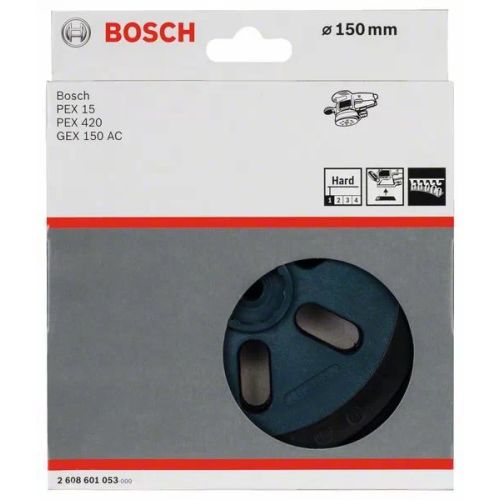 Plateau de ponçage à 6 trous D 150 mm pour ponceuses excentriques BOSCH 2608601053 photo du produit Secondaire 1 L