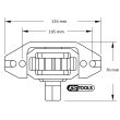 Entraîneur de volant moteur Iveco KS TOOLS 460.5610 photo du produit Secondaire 1 S