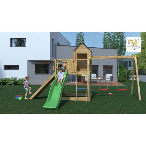 Aire de jeux TreeHouse - FUNGOO - 5130 PK pas cher Secondaire 6 L