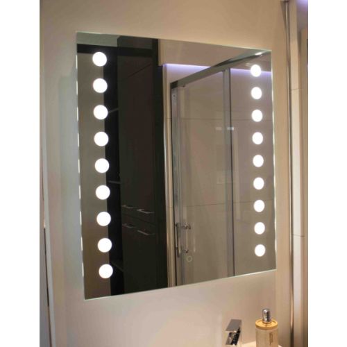 Miroir salle de bain STARLED lumière blanche 70x80cm - CUISIBANE - S02STARLED70 pas cher Secondaire 6 L