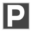 Panneau Parking - KROMA - GA5 pas cher