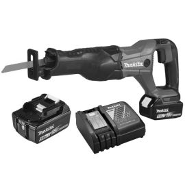 Scie récipro 18V Makita DJR186RTE + 2 batteries 5 Ah + chargeur rapide + coffret pas cher Principale M