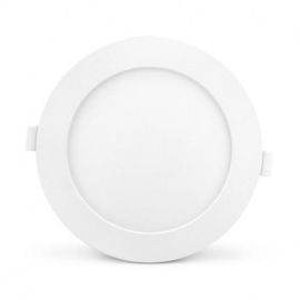 Plafonnier LED SLIMY Miidex Lighting blanc D170 mm 12 W photo du produit Principale M