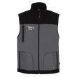 Gilet de travail STRETCH gris foncé/noir TL - DIADORA SPA - 702.170017 pas cher