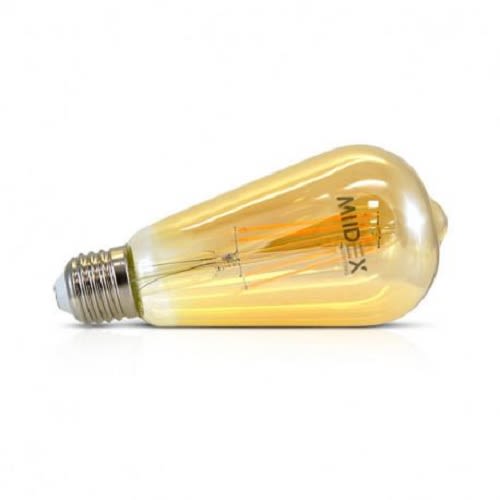 Ampoules filament LED ST64 E27 doré 8 W 850 lm 2700 K MIIDEX LIGHTING 7159 photo du produit Principale L