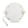 Plafonnier LED SLIMY blanc D 120 mm 6 W 3000 K MIIDEX LIGHTING 7749 photo du produit Secondaire 1 S