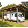 Caraport en bois Campong-Car 28,6m² - FOREST STYLE - 2480 pas cher Secondaire 2 S