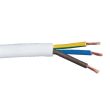 Câble souple HO5 VV-F 50m 3 x 0,75mm² blanc - FILS & CABLES - 007705 (DVA) pas cher Secondaire 1 S