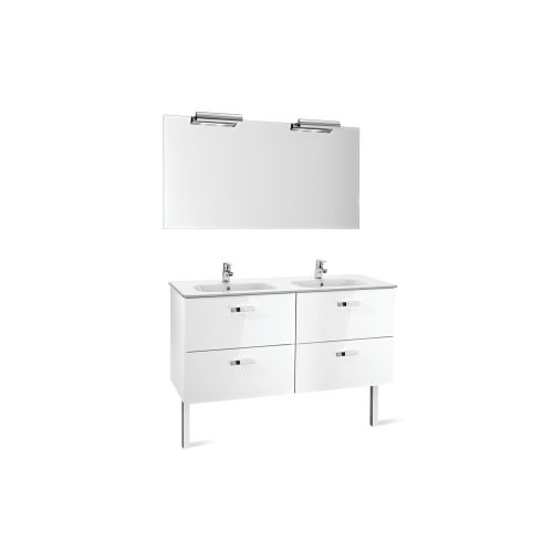 Pack meuble Unik VICTORIA 60 cm blanc brillant ROCA A851602806 photo du produit Secondaire 1 L