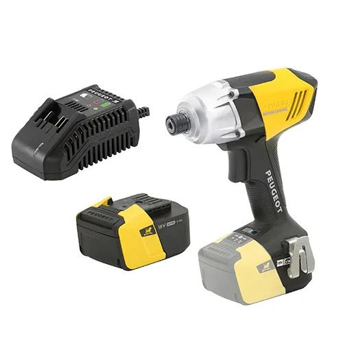 Visseuse à choc 18 V EnergyDriver-18VBL Brushless + batterie 5 Ah + chargeur PEUGEOT OUTILLAGE 650308 photo du produit