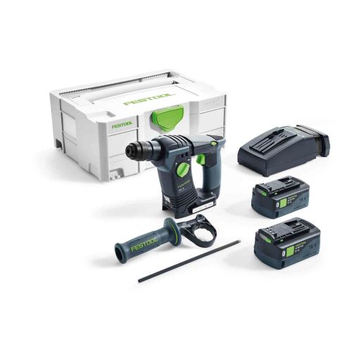 Perforateur sans-fil BHC 18 Li 5,2 I-Plus + 2 batteries BP 18 Li 5,2 ASI + chargeur TCL 6 FESTOOL 575697 photo du produit