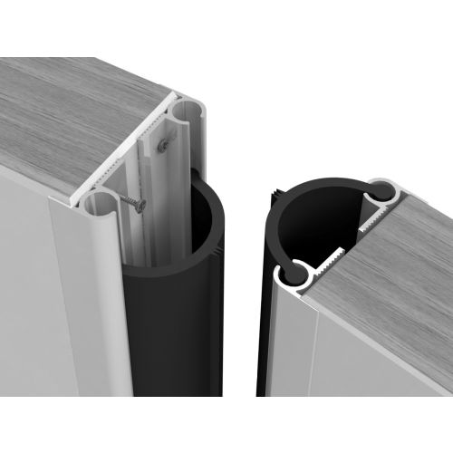 Protection anti-pince doigts pour porte battante N1 224cm épaisseur 32 à 39mm largeur joint 55mm - ELLEN - 7003401 pas cher