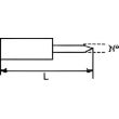 Embouts 1/4’’ au TITANE Phillips N°2 - SAM OUTILLAGE - E-125-PH2 pas cher Secondaire 1 S