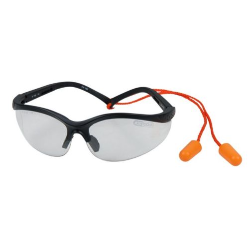 Lunette de protection - transparente avec bouchons d'oreille KS TOOLS 310.0176 photo du produit Secondaire 1 L