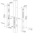 Serrure Vera &agrave; code &eacute;lectronique pour serrure encastr&eacute;e TUB50 LOCINOX P00019405-SILV photo du produit Secondaire 1 S