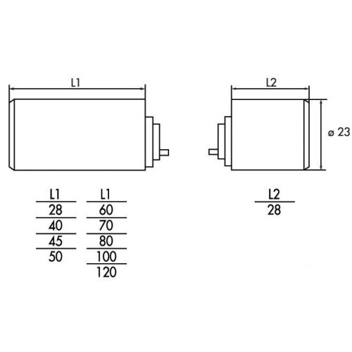 Jeu de cylindres 45mm laiton poli pour verrou trois clés - JPM - 835745-01-0A pas cher Secondaire 2 L