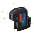 Laser vert 5 points GPL 5 G BOSCH 0601066P00 photo du produit