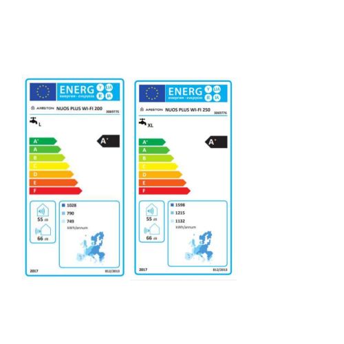 Chauffe-eau thermodynamique 200 l NUOS PLUS WIFI vertical sur socle ARISTON 3069775 photo du produit Secondaire 5 L