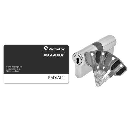 Cylindre à double entrée RADIALIS A2P** 32,5X32,5 laiton nickelé - VACHETTE - 27482000 pas cher Secondaire 1 L