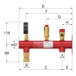 Support mural Flexconsole Plus 3 bar pour vase d'expansion FLAMCO 27996 photo du produit Secondaire 1 S