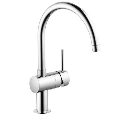 Mitigeur d'évier MINTA bec haut pivotant chromé - GROHE - 32917-000 pas cher