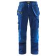 Pantalon Artisan avec poches flottantes bleu roi T40L - BLÅKLÄDER - 153018608500C146 pas cher