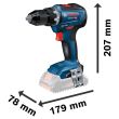 Perceuse visseuse 18 V GSR 18V-55 + 2 batteries Procore 4 Ah + chargeur + coffret L-CASE BOSCH 0615990L4C photo du produit Secondaire 1 S