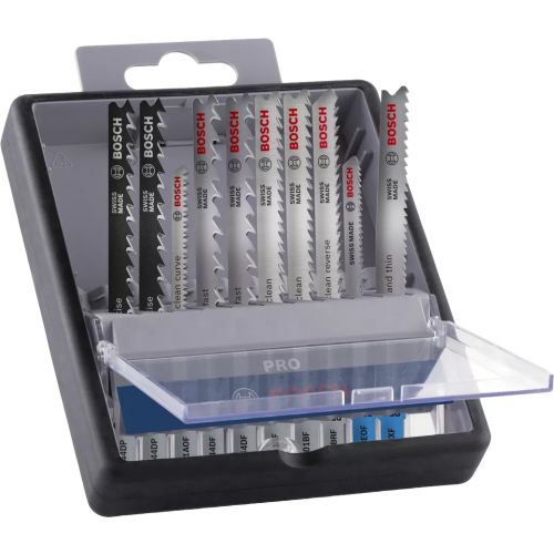 Coffret 10 lames scie sauteuse Pro multimatériaux BOSCH 2607011944 photo du produit