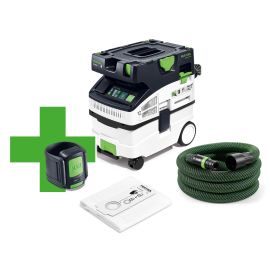 Aspirateur CLEANTEC 1200W Festool CTL MIDI I CT-F classe L 15 L + avec accessoires - 578038 photo du produit Principale M