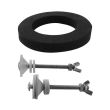 Kits de fixation pour réservoir WC avec joint mousse - SOMATHERM - C601 pas cher